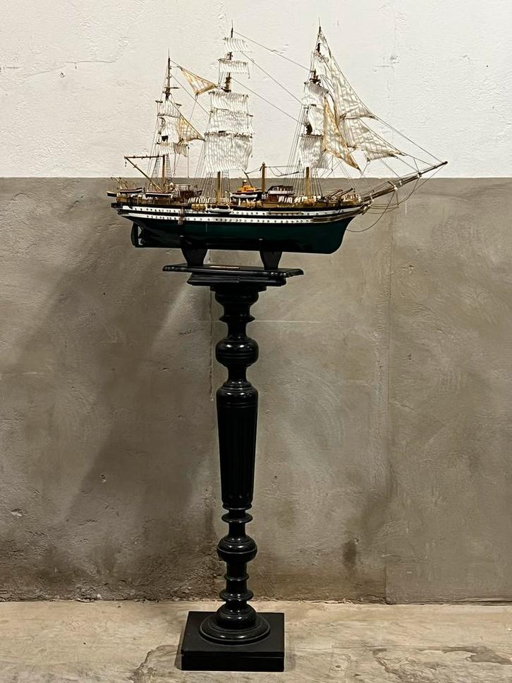 Prachtig houten model Americo Vespucci zeilschip, Hobby en Vrije tijd, Modelbouw | Boten en Schepen, Zo goed als nieuw, Ophalen