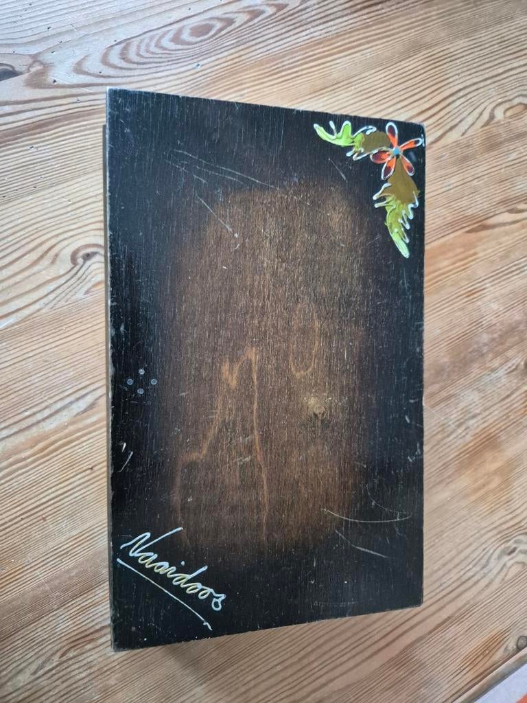 Antieke Naaidoos - 26 x 16.5 x 6 cm, Ophalen of Verzenden