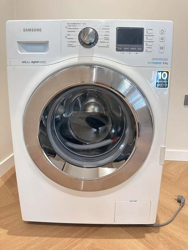 Samsung EcoBubble 8kg Wasmachine - Voorlader, Witgoed en Apparatuur, Wasmachines, Gebruikt, Voorlader, 6 tot 8 kg, 85 tot 90 cm