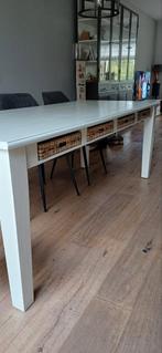 Eettafel Riviera Maison 210x90, Gebruikt, 200 cm of meer, Vijf personen of meer, Rechthoekig