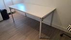 Stevige witte tafel – 160 x 80 cm, Ophalen, Gebruikt, Bureau