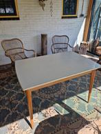 Formica eettafel vintage, Huis en Inrichting, Tafels | Eettafels, Ophalen, Gebruikt, Rechthoekig, 50 tot 100 cm