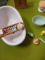 Sylvanian badkamerset, Verzamelen, Poppenhuizen en Toebehoren, Ophalen of Verzenden, Zo goed als nieuw, Poppenhuis