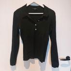 Polo, shirt lange mouw Nikkie maat 42, Zwart, Maat 42/44 (L), Ophalen of Verzenden, Zo goed als nieuw