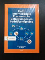 Geld, Internationale Economische Betrekkingen, Wim Hulleman, Ad Marijs, Zo goed als nieuw, Beta, HBO