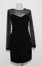 Zwart jurkje met stretch van Warehouse, Verzenden, Zo goed als nieuw, Maat 36 (S), Zwart