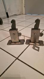 RVS Deurhaken, Doe-het-zelf en Verbouw, Hang- en Sluitwerk, Ophalen of Verzenden, Gebruikt, Rvs, Schuif of Grendel