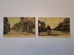 2 kaarten Hengelo Nieuwstraat en Paul Krugerstraat, Ophalen of Verzenden, Voor 1920, Ongelopen, Overijssel