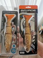 2x Savage gear 3d trout 20 cm SS Dark brown trout, Nieuw, Ophalen of Verzenden