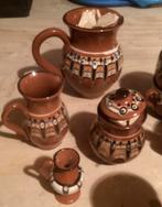 Bulgaars Druipglazuur Aardewerk Servies, Huis en Inrichting, Gebruikt, Ophalen of Verzenden, Overige stijlen, Kop(pen) en/of Schotel(s)