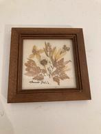 Retro Droogbloemen Schilderijtje, Ophalen of Verzenden