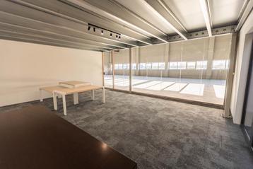 15m1 Glaswand kantoorwand gehard glas en kozijn beschikbaar voor biedingen