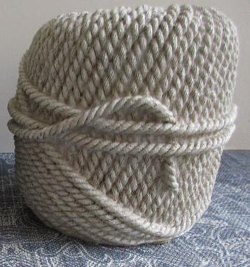 zgan keramische waxinelichthouder met wol look - 9,5 cm beschikbaar voor biedingen