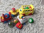 Roll en boll voertuigen van fisher price vintage, Ophalen of Verzenden