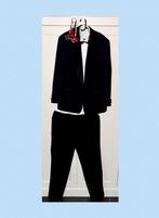 Smoking, overhemd en drie vlinderdassen, Kleding | Heren, Ophalen of Verzenden, Zo goed als nieuw, Maat 52/54 (L), Zwart