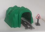 Duplo treintunnel met bord, Ophalen of Verzenden, Gebruikt, Losse stenen, Duplo