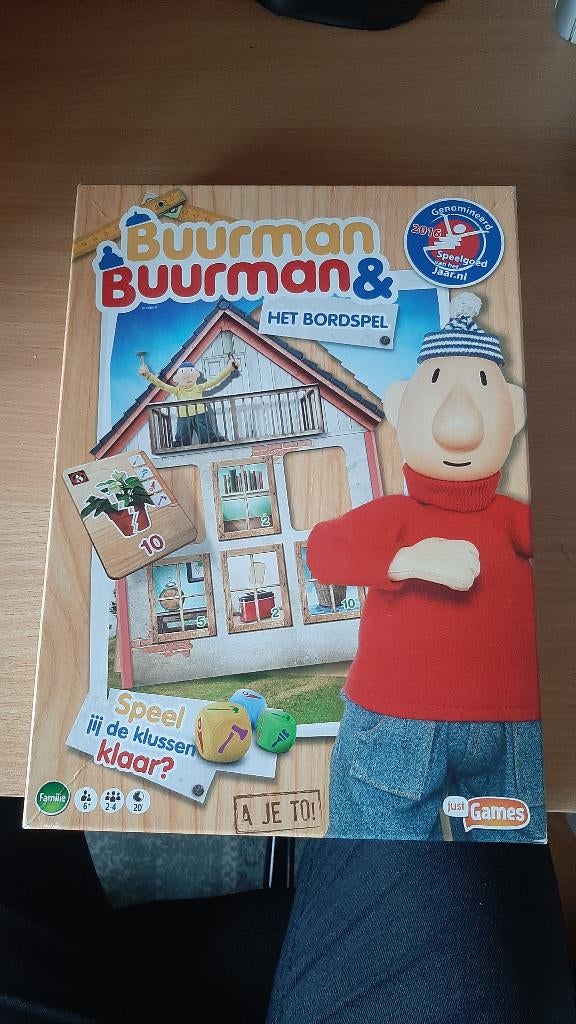 Bordspel buurman en buurman just games, Ophalen, Zo goed als nieuw