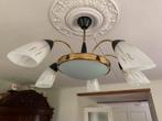 Vintage lamp met kelken, Antiek en Kunst, Antiek | Lampen, Ophalen of Verzenden