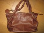ARMA GROTERE LEREN HAND TAS., Sieraden, Tassen en Uiterlijk, Tassen | Damestassen, Ophalen of Verzenden, Gebruikt, Bruin, Handtas