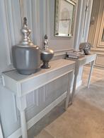 2 Sidetable wandtafel halftafelje kaptafel muurtafel console, Ophalen, Eikenhout, 50 tot 100 cm, Zo goed als nieuw