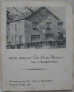 Oude folder - Hotel-Pension "De Oude Hamer" - Mechelen-Witte, Ophalen, Gebruikt, Overige typen