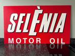 Origineel Selenia motor oil bord gemaakt in Belgie bij Otten, Ophalen, Gebruikt, Reclamebord