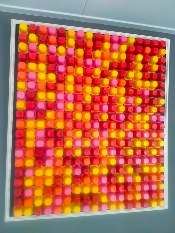 Kunstwerk te koop, Antiek en Kunst, Kunst | Schilderijen | Abstract, Ophalen of Verzenden