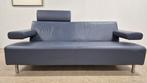 Prachtige blauwe leren Cloak Pacific 3 zits top design bank, Huis en Inrichting, Banken | Bankstellen, Modern industriël design, Cloak Pacific 3 zits