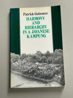 Harmony and hierarchy in a Javanese kampung (1986), Boeken, Ophalen of Verzenden, Zo goed als nieuw, Maatschappij en Samenleving