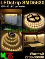 LED Strip LEDstrip SMD 5630 - 60 LED/m - IP65 WarmWit 5 mtr., Ophalen of Verzenden, Nieuw, LEDstrip