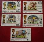 DPR Korea - 1978 - 5x Winnaars WK Voetbal, Verzenden, Gestempeld, Sport