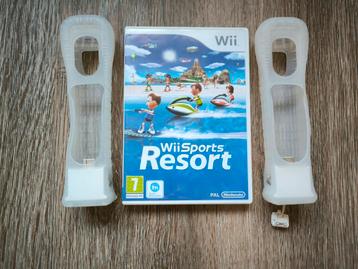 Wii Sports Resort + 2 Wii Remote Hoesjes beschikbaar voor biedingen