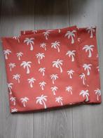 Xenos kussenhoezen oranje/ koraal met palmbomen 40cmx40cm, Huis en Inrichting, Ophalen of Verzenden, Zo goed als nieuw, Vierkant