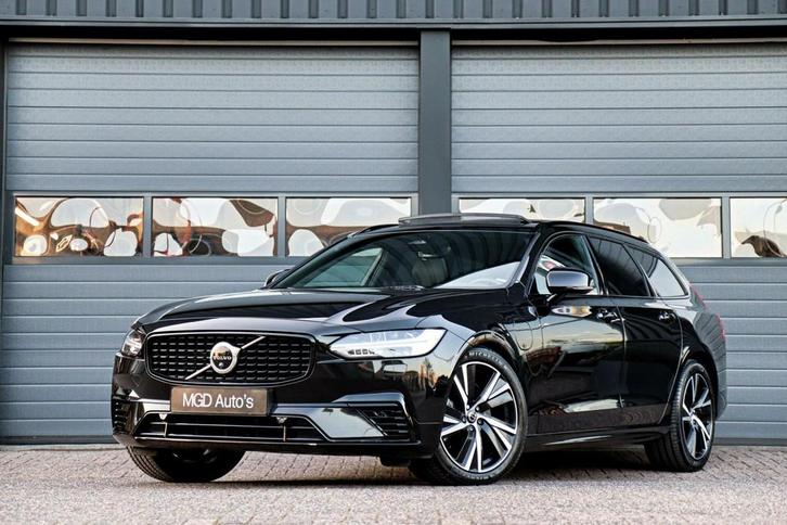 Volvo V90 2.0 T6 Plug-in hybrid AWD R-Design /LED/PANODAK/HA, Auto's, Volvo, Bedrijf, Te koop, V90, 360° camera, 4x4, ABS, Achteruitrijcamera