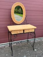 Vintage Kaptafel met Spiegel, Huis en Inrichting, Tafels | Kaptafels, Ophalen, Overige materialen, Gebruikt, 100 tot 150 cm