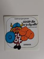 Vintage Sticker COOP supermarkt Danmark, Zo goed als nieuw, Winkel of Supermarkt, Verzenden