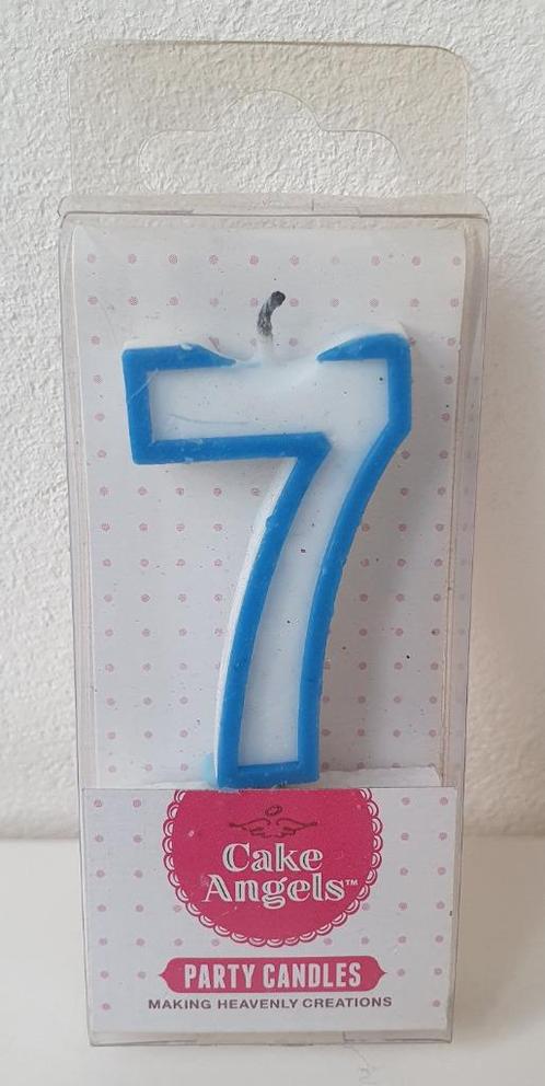 verjaardagskaarsje: 7 jaar, €1,50 inclusief verzendkosten, Hobby en Vrije tijd, Feestartikelen, Zo goed als nieuw, Versiering