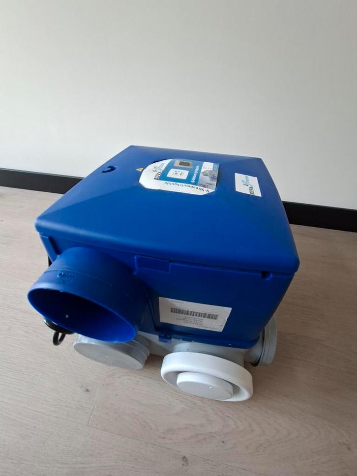 BUVA QStream Ventilatie Unit met afstandsbediening, Doe-het-zelf en Verbouw, Ventilatie en Afzuiging, Zo goed als nieuw, Ventilator en Afzuiger