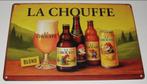 LA CHOUFFE BIER : Metalen Bord LA CHOUFFE Bier, Verzamelen, Biermerken, Verzenden, Nieuw, Reclamebord, Plaat of Schild, Overige merken