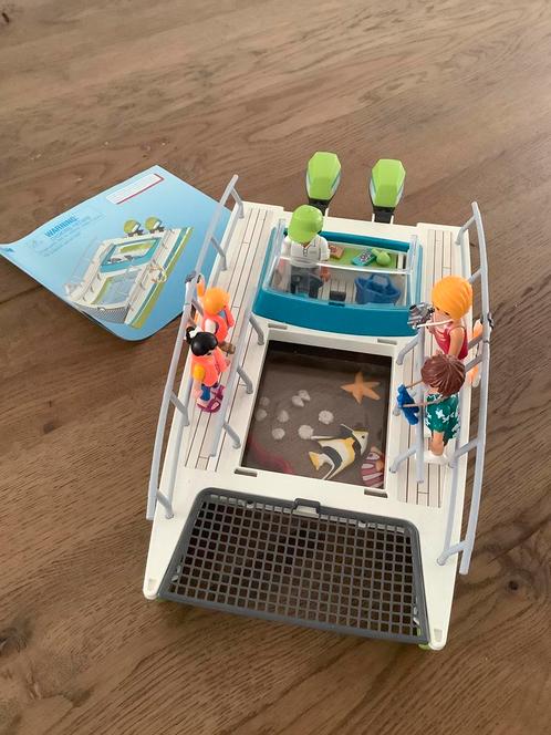 Playmobil glasboot nr. 9233, Kinderen en Baby's, Speelgoed | Playmobil, Zo goed als nieuw, Complete set, Ophalen of Verzenden