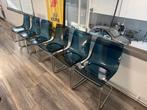 6 stoelen blauw of grijs! ikea tobias, Ophalen, Gebruikt, Blauw, Vijf, Zes of meer stoelen