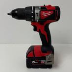 Milwaukee M18 BLPD2 Slagboor + 5.Ah 18v Accu | Nette staat, Doe-het-zelf en Verbouw, Milwaukee, Zo goed als nieuw, Support@milwaukee.com