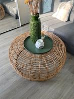 Rotan salontafel, Ophalen, Rond, 50 tot 100 cm, Zo goed als nieuw