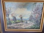 Mooi impressies schilderij van h kranenburg, Ophalen of Verzenden