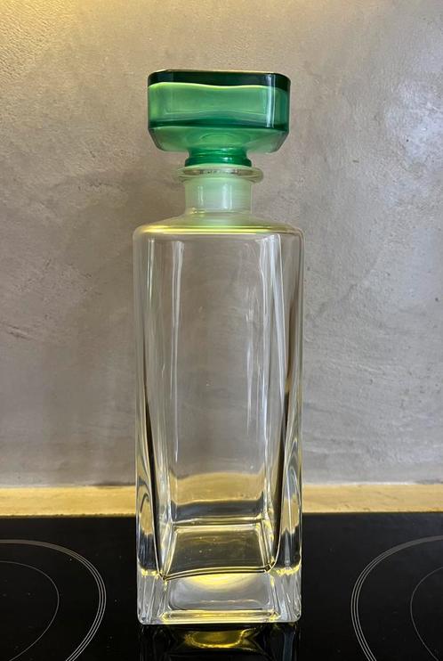 Vintage karaf luigi bormioli italy light&music glazen karaf, Antiek en Kunst, Antiek | Glas en Kristal, Ophalen of Verzenden