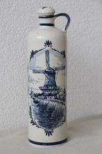 Mooie, gave (dranken-) kruik / karaf, origineel Delfts Blauw, Antiek en Kunst, Ophalen of Verzenden