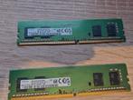 2x 8GB DDR4 Samsung RAM geheugen, Computers en Software, RAM geheugen, DDR4, 8 GB, Ophalen of Verzenden, Zo goed als nieuw