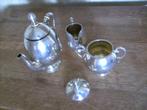 800 zilveren theeservies theepot melkkan suikerpot zilver, Antiek en Kunst, Antiek | Goud en Zilver, Ophalen of Verzenden, Zilver