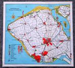 ## Toeristenkaart Walcheren / Begin jaren'60 / Zeldzaam, Gelezen, Ophalen of Verzenden, Landkaart, 1800 tot 2000