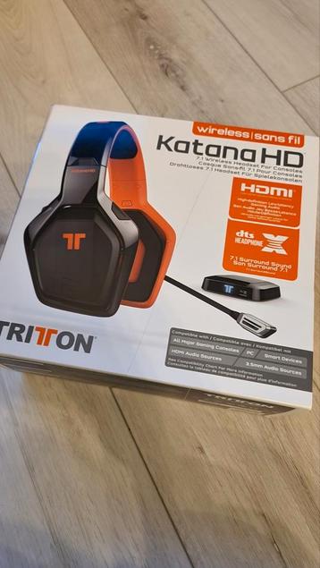 Tritton Katana HD 7.1 Wireless Gaming Headset - Zwart beschikbaar voor biedingen
